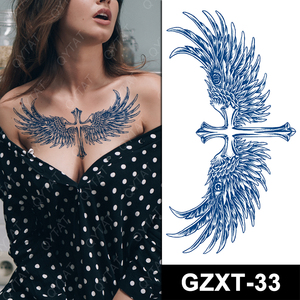 Tatuajes Temporales QYTAT de Tinta de Jugo Semipermanente para Hombres y Mujeres, con Transferencia de Agua, Duran 15 Días, para Pecho y Senos - Product Image 3