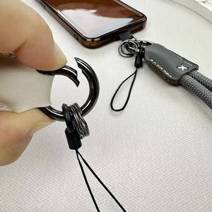 جلد قصير محمول مجدول سميك مضاد للفقد طراز الحبل للهاتف ، ماركة OEM/ODM - Product Image 5