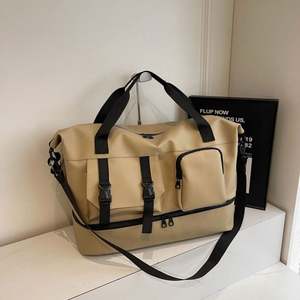 Bolsa de Deporte Personalizada con Logotipo para Mujer, Bolsa de Viaje con Compartimento para Zapatos, Bolsa de Viaje de Gran Capacidad para Fin de Semana - Product Image 3