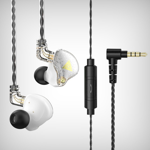 OEM QKZ AK6 PRO Dynamic in Ear Earphone 3.5mm Detachable Cable Headset HIFI Bass Monitor Headphones Listen to Music