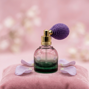Flacon pulvérisateur de parfum en verre coloré de 10 ml, pompe à air vintage, atomiseur de parfum rechargeable pour emballage cosmétique - Product Image 3