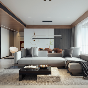 Muting House Design d'intérieur de luxe pour villas <span class=keywords><strong>et</strong></span> maisons, ignifuge, écologique, rendu 3D <span class=keywords><strong>moderne</strong></span> - Product Image 2
