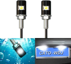 Luz de Matrícula para Motocicleta, Luz Trasera de Seguridad, Bombilla <span class=keywords><strong>LED</strong></span> para Placa de Matrícula, Legal para Motocicleta, RV, ATV, Moto de Nieve, Camión, Automóviles - Product Image 6