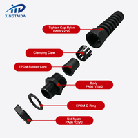IP68 étanche Nbr Epdm caoutchouc fil Protection Cordgrip plastique anti-traction spirale presse-étoupes