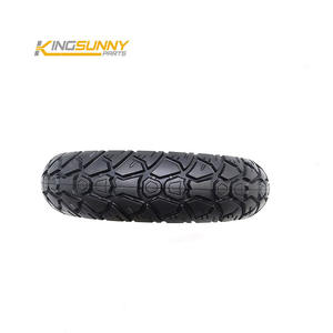 Pièces de trottinette électrique : Pneu plein alvéolé 10*2.125 pour M365, Ninebot F20, Inokim OX – Roue en caoutchouc anti-crevaison - Product Image 1