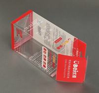 Boîte en plastique d'emballage de biberon en verre transparent de 120ml