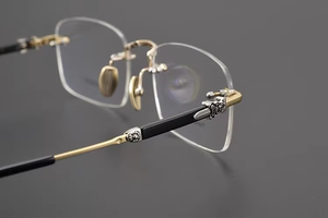 Nouvelles <span class=keywords><strong>lunettes</strong></span> de lecture rétro sans monture pour hommes, de style professionnel, haute définition, avec protection contre la lumière bleue et monture carrée - Product Image 6