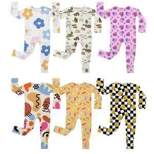 Hongbo bamboo cotton fabric good price newborn baby footie rompers jumpsuit import male infant baby clothes boy 0-3 months