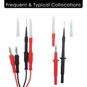 0.7mm kiểm tra thăm dò chân xuyên Clip kiểm tra thăm dò không phá hủy cách điện dây xuyên đầu dò cho chuối ổ cắm cắm xe thử nghiệm - Product Image 4