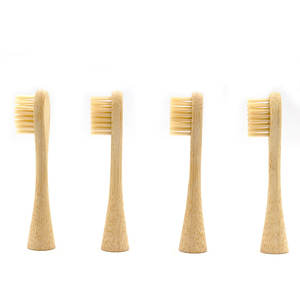 Cabezales de cepillo de dientes eléctrico cepillo <span class=keywords><strong>oral</strong></span> <span class=keywords><strong>b</strong></span> reemplazo con múltiples cabezales embalaje en blíster vibrador multiángulo bambú biodegradable - Product Image 3