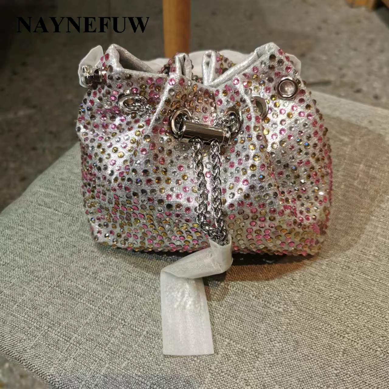 colorful + silver bottom