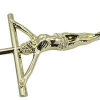 Croix funéraire en métal fer-zinc de bonne qualité