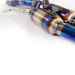 Système d'échappement en titane haute performance pour Audi A7, convertisseur catalytique à queue moyenne, silencieux à valve, durable - Product Image 2