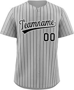 Camisetas de béisbol de club de gama alta OEM al por mayor impresión personalizada ropa deportiva transpirable sublimación serigrafía béisbol - Product Image 3