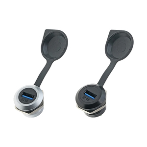 Gen 1 USB3.0 Loại C Nữ <span class=keywords><strong>adapter</strong></span> 10gbps 100W đồng liên hệ với 100W vượt qua mô-đun khung gầm Bảng điều khiển gắn kết Bộ chuyển đổi PCB vách ngăn ổ cắm - Product Image 2