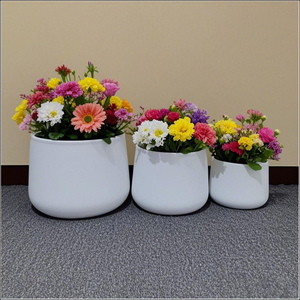 Maceta con Textura Retro, Florero Europeo, Maceta Decorativa para Flores Secas, para Decoración de Interiores de Sala de Estar - Product Image 1