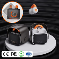 Auriculares Bluetooth QD6 Mini Personalizados con Clip para la Oreja, Pantalla LED Giratoria, Reducción de Ruido ENC, Auriculares Deportivos Inalámbricos