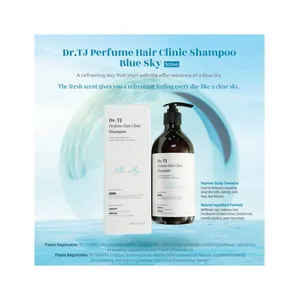 Private Label Organic Biotin Hair Growth Shampoo Natural Herbal Thickening Anti Hair Loss Shampoo Blue Sky