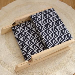 حصير تشاي ، طوي التأمل الطابق كرسي ، أريكة استرخاء مع وسادة ، أرجل مقعد - Product Image 6