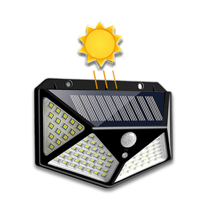 Lampe murale solaire LED ECOSOLAR IP65 étanche 6000K lumière du jour pour jardin, cour et villa, éclairage extérieur (25000 lumens) - Product Image 4