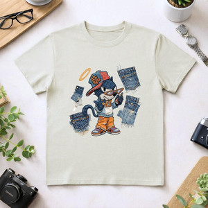 T-Shirt Unisex 210GSM 100% Cotone, Casual con Stampa DTF, Traspirante e Resistente, Maglietta da Uomo - Product Image 1