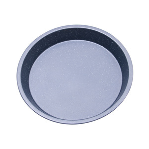 Molde redondo para hornear pizzas y pasteles, de acero al carbono, con revestimiento de teflón antiadherente. - Product Image 1
