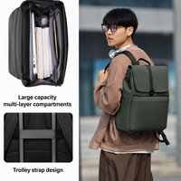 Sac à dos professionnel pour ordinateur portable, en tissu Oxford imperméable et durable, avec compartiment principal spacieux et rabat supérieur, directement de l'usine