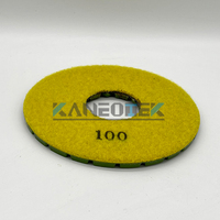 KANEOTEK Lot de tampons de polissage verts humides flexibles en résine en 7 étapes pour marbre, granit, pierre de quartz et céramique