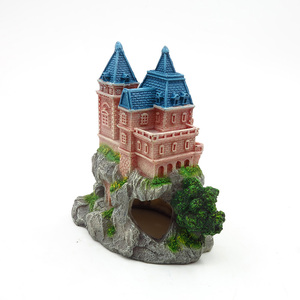 Ornamento per <span class=keywords><strong>acquario</strong></span> grotta acquatica nascondi capanna, rifugio per gamberetti Cichlid Hiding - Product Image 4