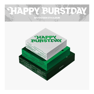 KPOP SEVENTEEN 5ème album HAPPY BURSTDAY CD officiel de collection Bluewave pour tous les âges, cadeau de merchandising pour les fans du groupe de K-pop coréen - Product Image 5