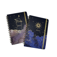 Carnet A5 personnalisé avec reliure spirale, lignage à points, journal pour usage personnel, cadeau promotionnel scolaire, agenda