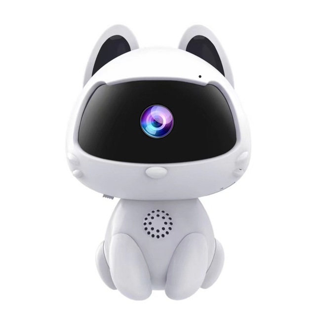 New V380 Wireless IP Camera Home Security Mini Cartoon Cat Baby Monitor 2MP Indoor Smart Robot WIFI IP Camera Kids Camera