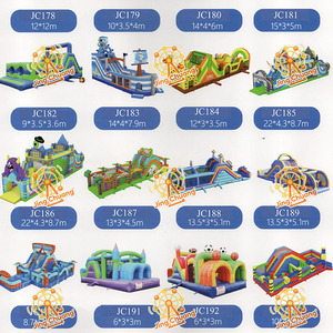 <span class=keywords><strong>Château</strong></span> Gonflable Compact pour Enfants avec Toboggan Aquatique et Parc de Jeux Extérieur – Installation Gonflable Transfrontalière pour Divertissement - Product Image 6