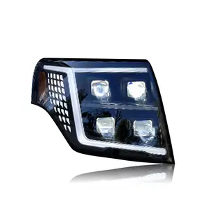 Các nhà sản xuất cho Pajero V93 V97 2009 2021 Led Đèn Pha cho Mitsubishi với năng động hoạt hình phía sau đèn phụ kiện