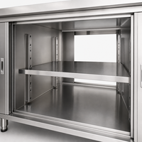 Peralatan Stainless Steel Komersial, Meja Kerja Stainless Steel, Perabot Dapur Kustom