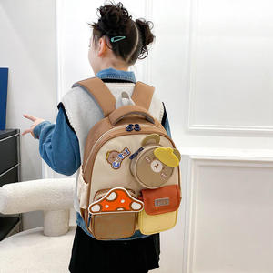 Kids Oxford 3D Cartoon <b>Backpack</b> Cute Mushroom Rabbit Bear Design Lightweight Water Resistant <b>Toddler</b> School Preschool - Product Image 4