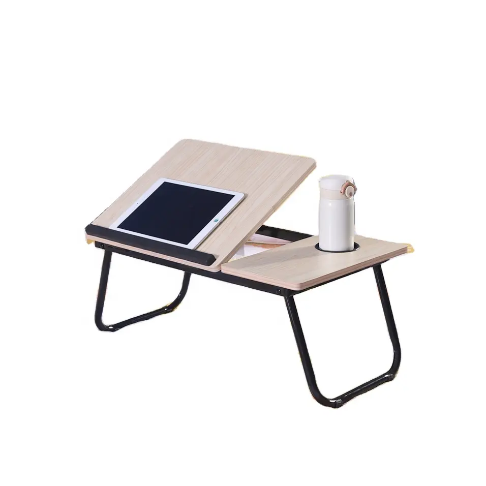 Peso leve Multiuse Laptop Mesa Cama mesa com pernas dobráveis Study Desk Para Sofá-cama