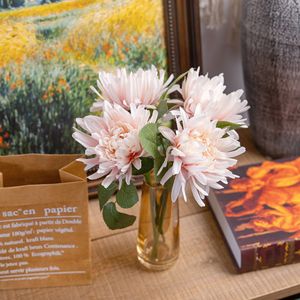 Branche de chrysanthème artificielle CallaFloral rose à tige unique pour la décoration de la maison et les arrangements floraux de mariage - Product Image 1