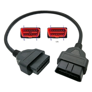 Диагностический кабель OBD2 12В, удлинитель OBDII 16-контактный, адаптер OBD, кабель OBD (штекер-гнездо) - Product Image 4