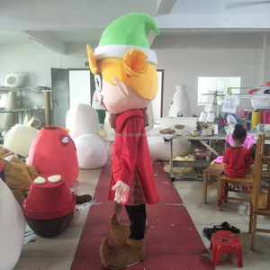 Efun Moq 1 PC Tùy Chỉnh Chuyên Nghiệp Giáng Sinh <span class=keywords><strong>Elf</strong></span> Cậu Bé Linh Vật Trang Phục Phim Hoạt Hình Nhân Vật Hiệu Suất Prop Cho Bán - Product Image 6