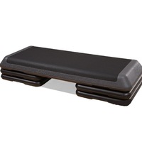 Plataforma de Step Ajustable FDFIT de Alta Calidad, 110 cm, Multinivel, Superficie Antideslizante de TPE, PP y ABS, para Gimnasio, Centro de Fitness, Cardio en Casa