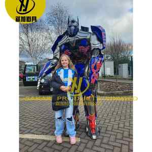 Adultes <span class=keywords><strong>Robot</strong></span> Costume Cosplay Costume LED <span class=keywords><strong>Robot</strong></span> Prime Bumblebe Megatrons - Product Image 3