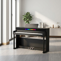 Nouveau Piano Numérique Électrique Heavy Hammer H-505I 88 Touches avec Clavier en Bois Massif et Haut-parleur Professionnel pour Débutants et Adultes