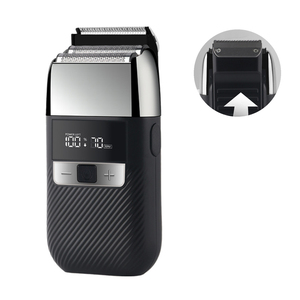 Afeitadora Eléctrica de Láminas Dobles, Máquina Cortadora de Pelo con Pantalla LED, Recargable, Recortadora de Barba para Hombres - Product Image 1