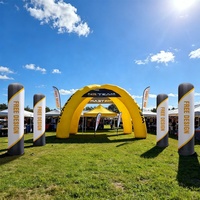2025 Offre Spéciale Camping tente gonflable arc personnalisé gonflable DJ scène pour Festival de musique publicité gonflable pour l'extérieur