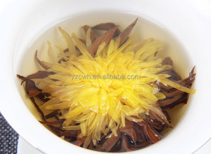 Thé Pu'er fermenté mélangé à du thé <span class=keywords><strong>de</strong></span> chrysanthème parfumé biologique en vrac - Product Image 3