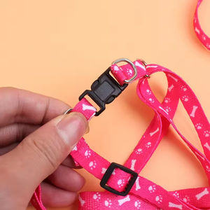 Simple Breathable Eco-Friendly Polyester Dog <b>Harness</b> and Leash Set for Small Dogs-Wholesale Cute Cheap - Product Image 2