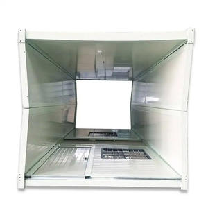 Casa de contenedores de envío de diseño plegable de dos pisos personalizada de 20 pies económica hecha para edificio de oficinas centro comercial Hotel Panel sándwich - Product Image 5