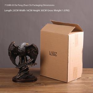 Decoración de Águila Vintage Europea al por Mayor, Decoración de Oficina, Escritorio, Librería, Vinoteca, Estatua de Águila, Artesanía de Resina - Product Image 2