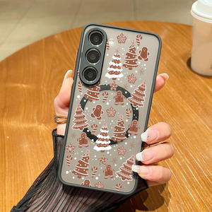 Accesorios Funda Magnética para Teléfono con Diseño de Árbol de Navidad para Samsung Galaxy A54 <span class=keywords><strong>5G</strong></span> A52 S23 A56 <span class=keywords><strong>5G</strong></span> A55 S25 Edge S24 - Product Image 2